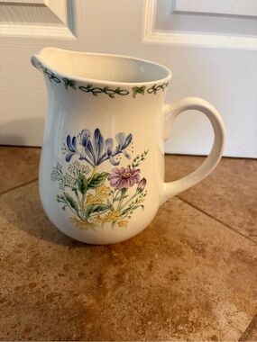 Thomson Pottery China Floral Garden pitcher